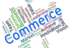 Commerce Words Indicating E-Commerce Import And Selling