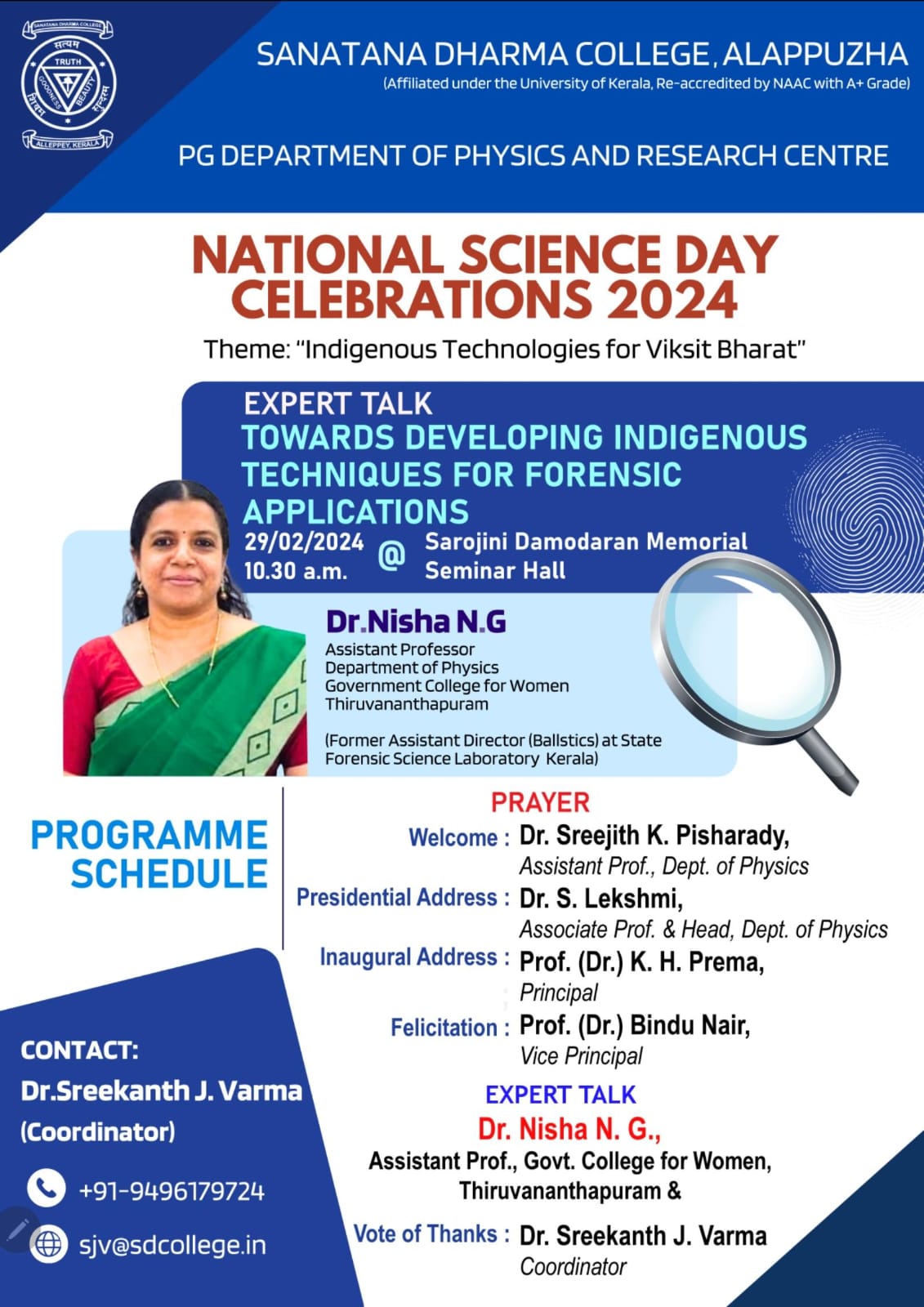 National Science Day Celebrations 2024