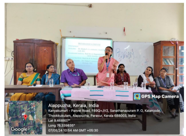 Training Programme by Social Justice Cell & P. G. Dept. Of Zoology & Research Centre