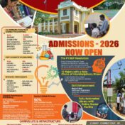 Admissions 2026 Now Open
