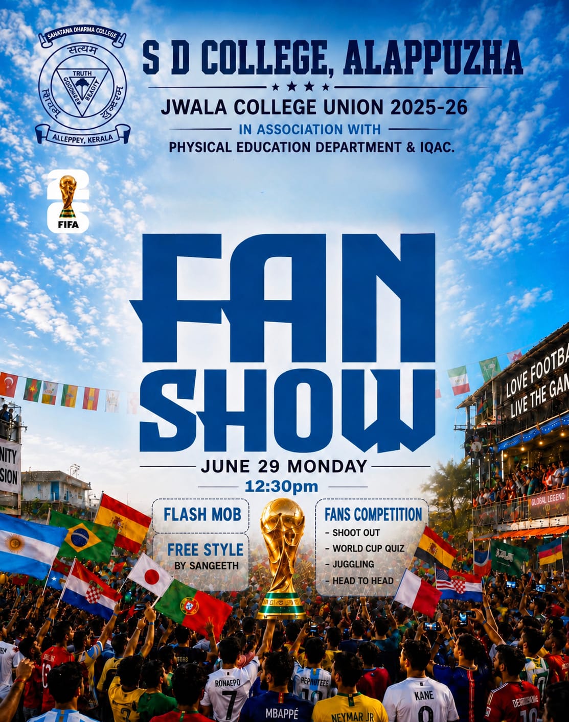 World Cup Fan Show on June 29th, 2026